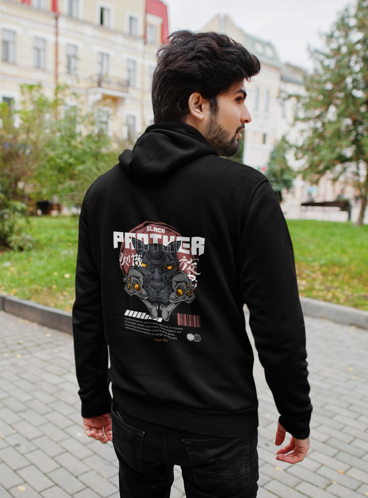 Unisex Zip Hoodie Black Panther