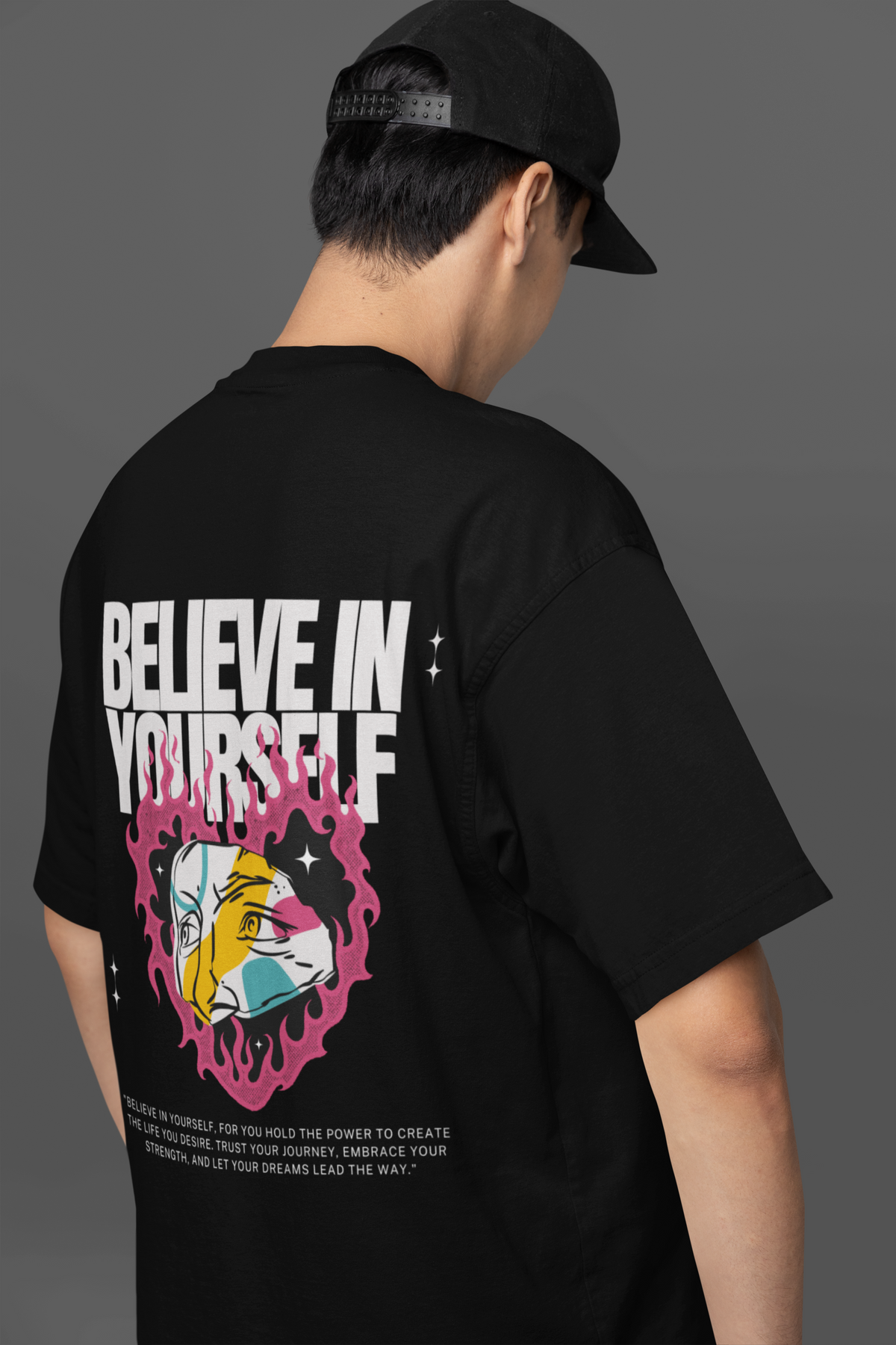 Believe in yourself Streetwear oversized T-Shirt